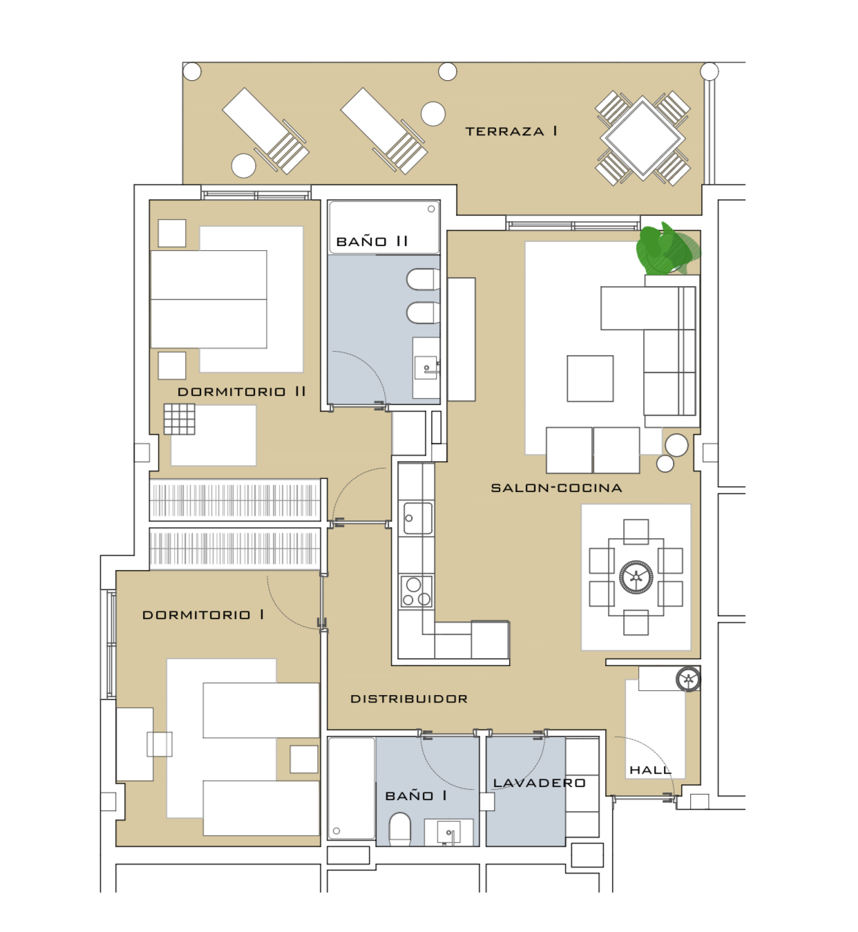 PRECIOSA PISO  LA VENTA EN EL MEDANO LA TEJITA